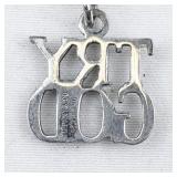 Tiffany & Co. "Try God" Sterling Silver Pendant Necklace .