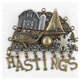 Hastings Minnesota Base Metal Brooch .