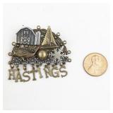 Hastings Minnesota Base Metal Brooch .