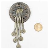Celtic Cascade Base Metal Brooch .
