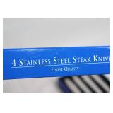 Reed & Barton Set of 4 Stainless Steel Steak Knives