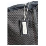 Falda Sport Black Tote Bag with Textured Design