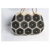 Handcrafted Wicker Purse with Leather Straps