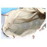 Handcrafted Wicker Purse with Leather Straps