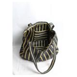 Donna Karan New York Striped Tote Bag