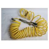 Yellow Coil Air Compressor Hose with Fittings