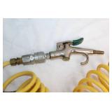 Yellow Coil Air Compressor Hose with Fittings