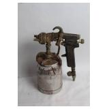 Used Industrial Paint Spray Gun with Container