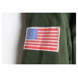 Military Style Green Flight Suit with Patches