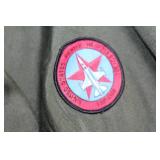 Military Style Green Flight Suit with Patches
