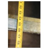 Vintage Glass and Metal Coffee Table