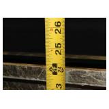 Vintage Glass and Metal Coffee Table