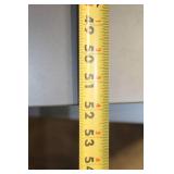 Contemporary Frosted Glass Top Writing Desk with Silver Metal Frame