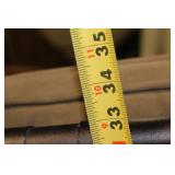 5-Piece Patio Dining Set with Round Glass Top Table and Cushioned Chairs