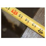 Wooden Side Table with Power Outlet and Storage