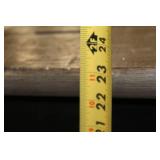 Wooden Side Table with Power Outlet and Storage