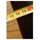 Vintage Wooden Bedside Cabinet with Mirror