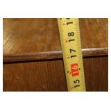 Vintage Wooden Bedside Cabinet with Mirror