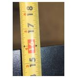 Black Three-Drawer Metal File Cabinet