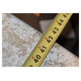 Square Iron Coffee Table with Textured Stone Top