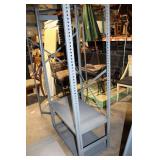 Heavy-Duty Industrial Metal Shelving Unit with Extra Shelves