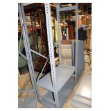 Heavy-Duty Industrial Metal Shelving Unit with Extra Shelves