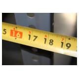 Heavy-Duty Industrial Metal Shelving Unit with Extra Shelves