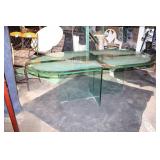 GlassArtDesign Glass Dining Table with Etched Top
