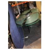 GlassArtDesign Glass Dining Table with Etched Top