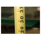 GlassArtDesign Glass Dining Table with Etched Top