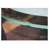 GlassArtDesign Glass Dining Table with Etched Top