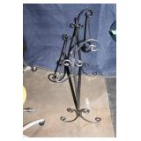 Decorative Black Metal Quilt Rack Holder