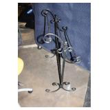 Decorative Black Metal Quilt Rack Holder