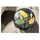 Vintage Chinese Garden Stool with Floral and Insect Design