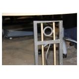 Artisan Metal Lamp with Unique Geometric Design