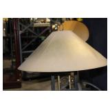 Artisan Metal Lamp with Unique Geometric Design