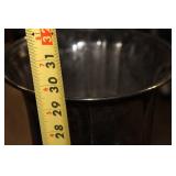 Vintage Silver Metal Floor Vase Stand