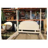 Vintage Cream Four Poster Bed Frame