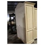 Elegant Vintage Armoire with Intricate Carved Detailing