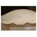 Elegant Vintage Armoire with Intricate Carved Detailing