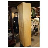 Tall Wooden Bookshelf with Adjustable Shelves