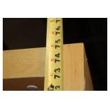 Tall Wooden Storage Shelf Unit with Adjustable Shelves