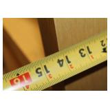 Tall Wooden Storage Shelf Unit with Adjustable Shelves