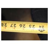 Black Swivel Barrel Chair with Suede-Like Fabric