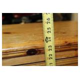 Wooden Two-Drawer Nightstand