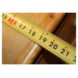 Wooden Two-Drawer Nightstand