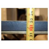 Elegant Granite Top Console Table with Metal Frame