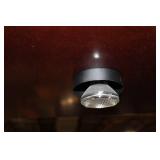 Tall Mahogany Display Cabinet with Built-in Light