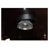 Antique Mahogany Lighted Display Pedestal with Detailing