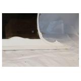 Antique Wood Frame Wall Mirror 40" x 35"